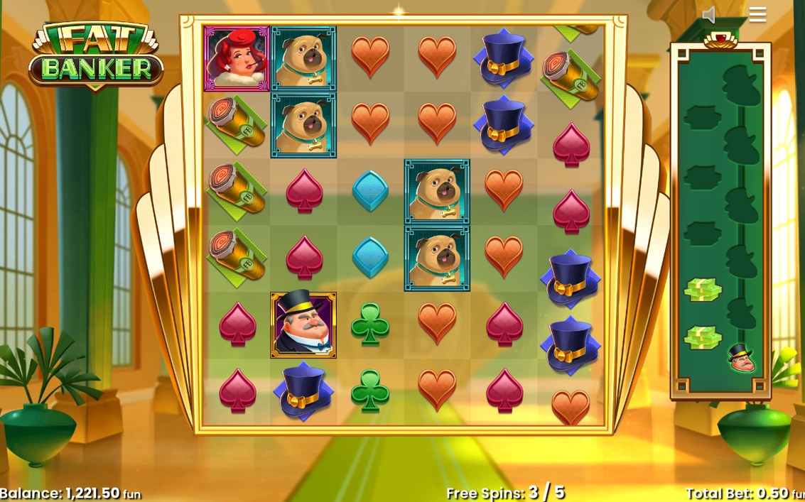 Wild Money Bag med multiplikator under gratissnurren